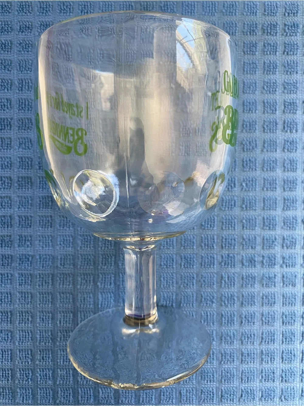 Vintage Bennigan’s Tavern Goblin’s Goblet 18 Oz Glass 6” Tall